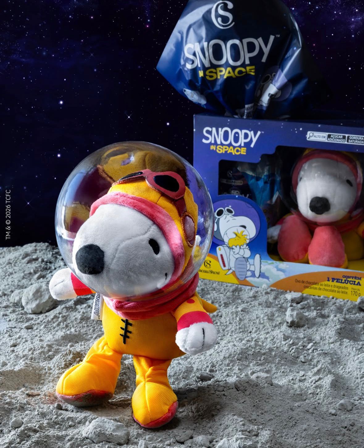 Ovo Snoopy in Space — Chocolate Cacau